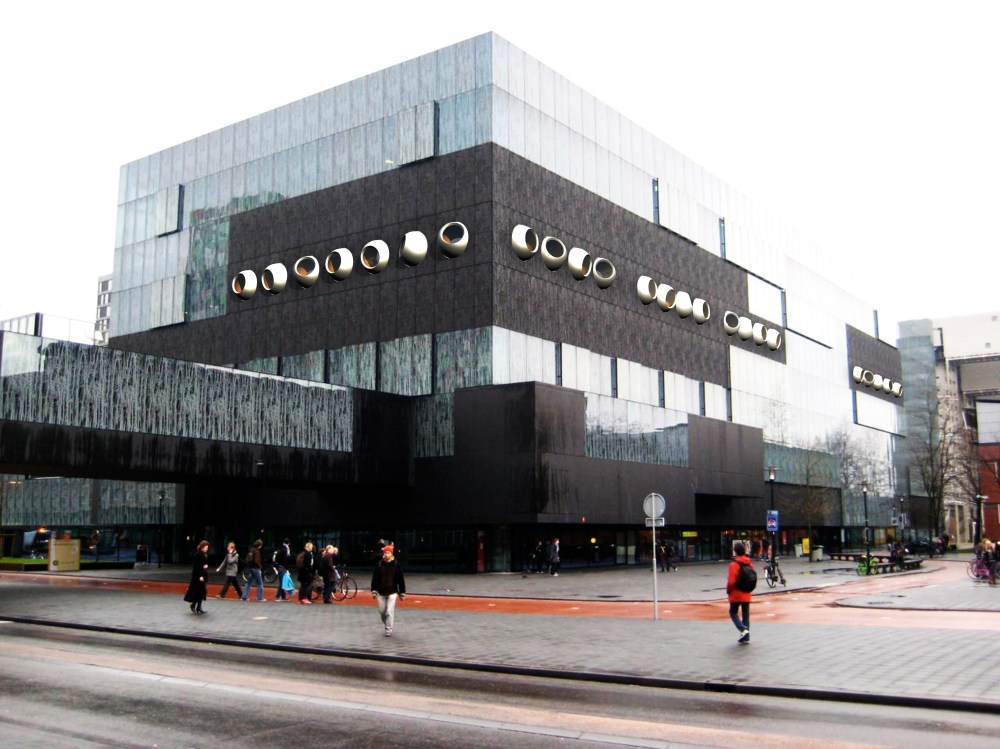 Facade proposal for the Library in Utrecht